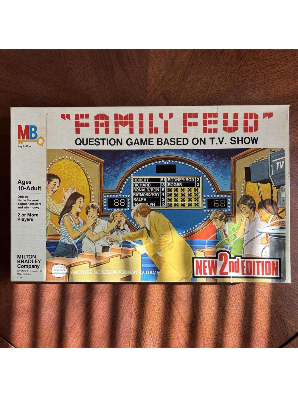 Vintage 1978 FAMILY FEUD Board Game 2nd Edition by Milton Bradley #4723 COMPLETE